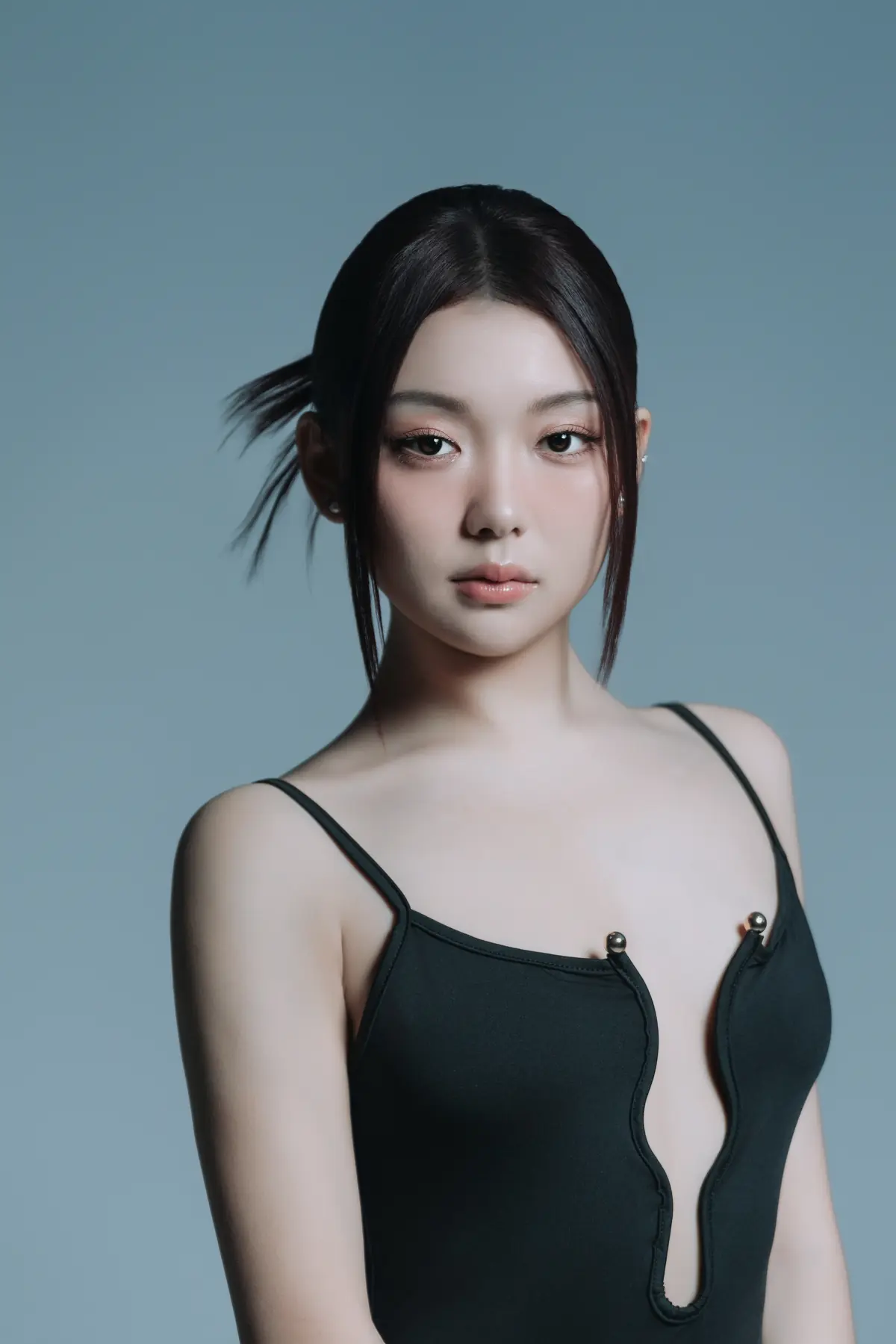 Modern editorial beauty portrait by Yuki