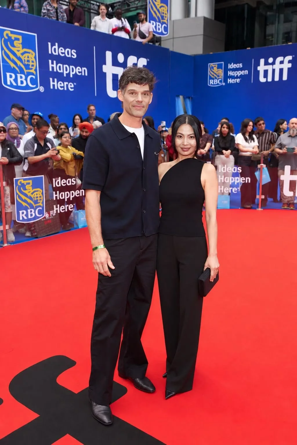 Red carpet styling at the Toronto International Film Festival